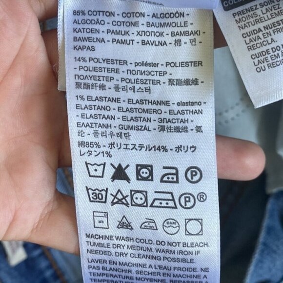 Levi’s Women Wedgie Straight Crop Denim High Rise Jeans • Medium Blue Wash • 24 - Picture 10 of 10